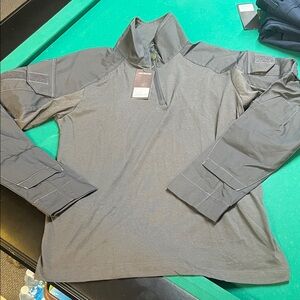 5.11 Tactical Gray Zip-Up Shirt NWT